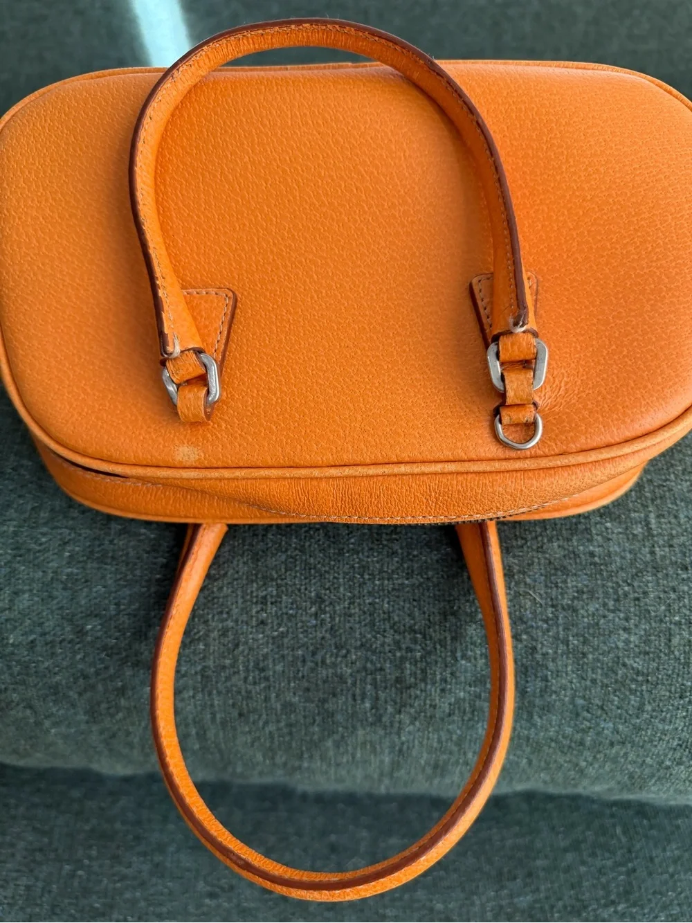 AUTH Prada Cinghiale Sports Bauletto Bag